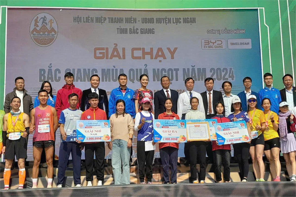 Bắc Giang: Giải chạy mùa quả ngọt năm 2024 hưởng ứng thành lập thị xã Chũ và huyện Lục Ngạn mới